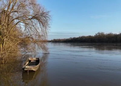 Une barque sur la Loire